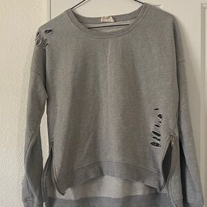 Emory Park Gray Distressed Jacket